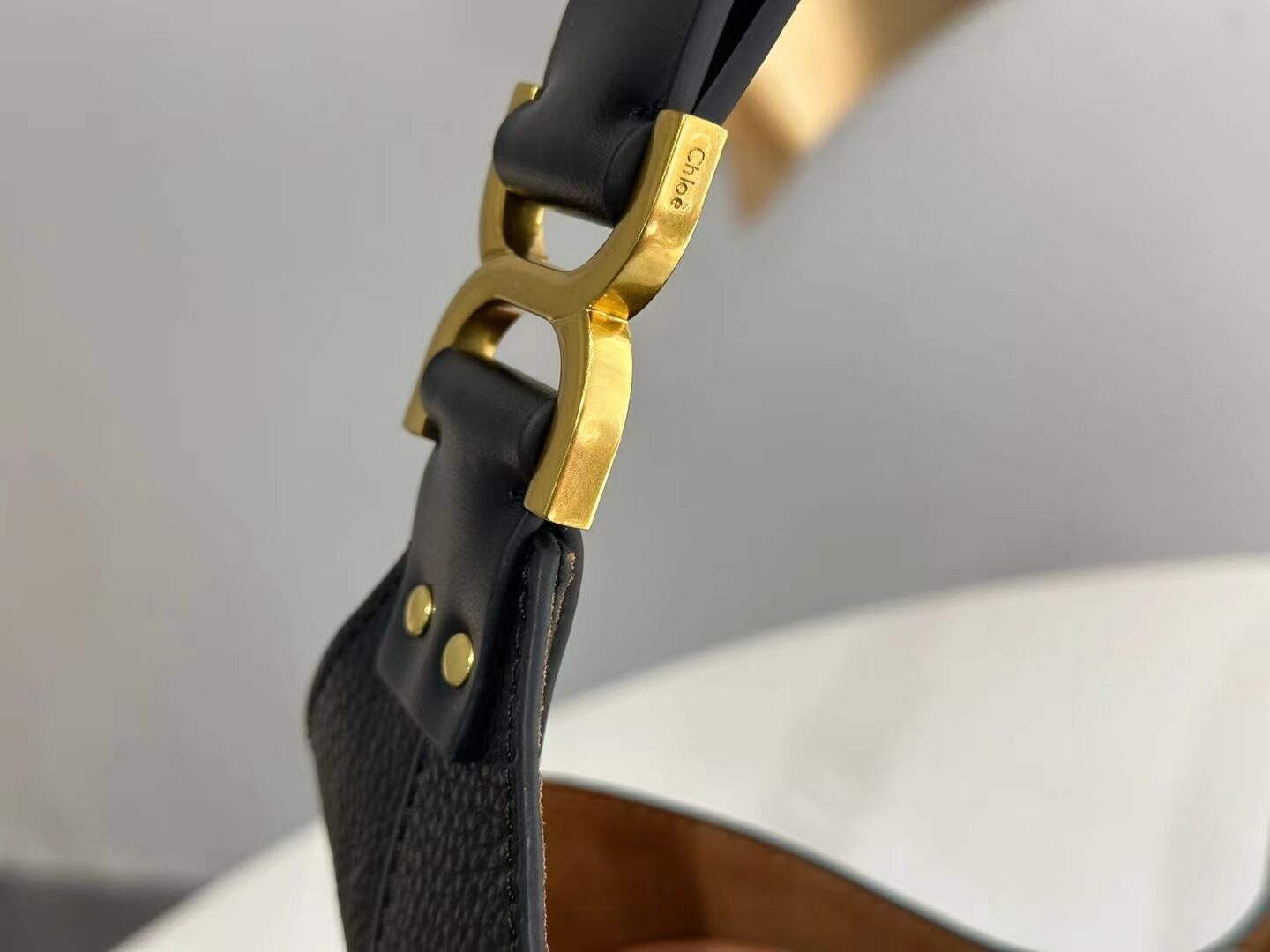 CHLOE leather shoulder bag CL224765 black CHLOE leather shoulder bag CL224765 black