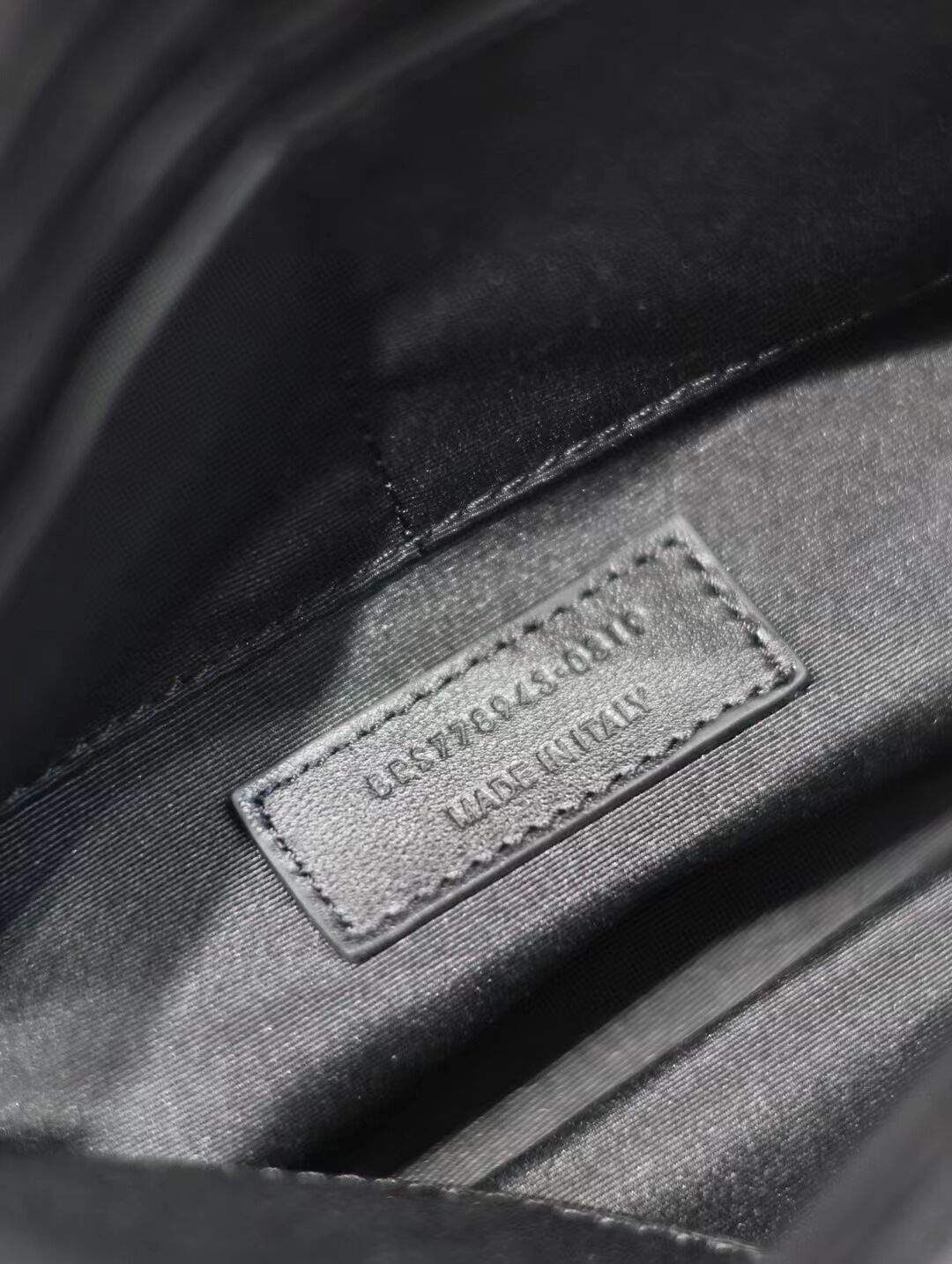 SAINT LAURENT CALYPSO LARGE POUCH IN LAMBSKIN 778943-1 black SAINT LAURENT CALYPSO LARGE POUCH IN LAMBSKIN 778943-1 black