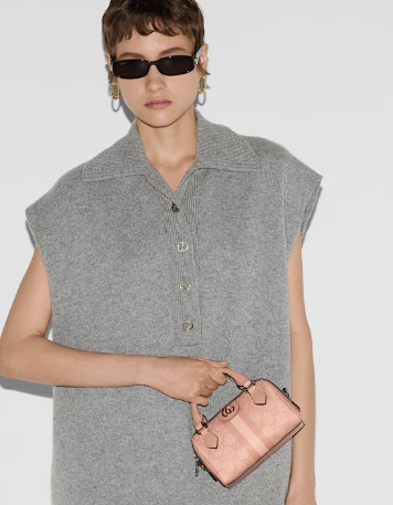 GUCCI OPHIDIA GG SUPER MINI BAG 781490 Dusty pink GUCCI OPHIDIA GG SUPER MINI BAG 781490 Dusty pink