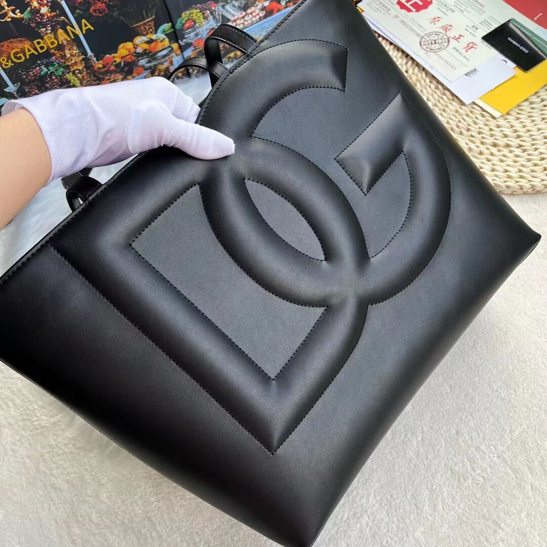 Dolce & Gabbana leather Shoulder Bag G6500 black Dolce & Gabbana leather Shoulder Bag G6500 black