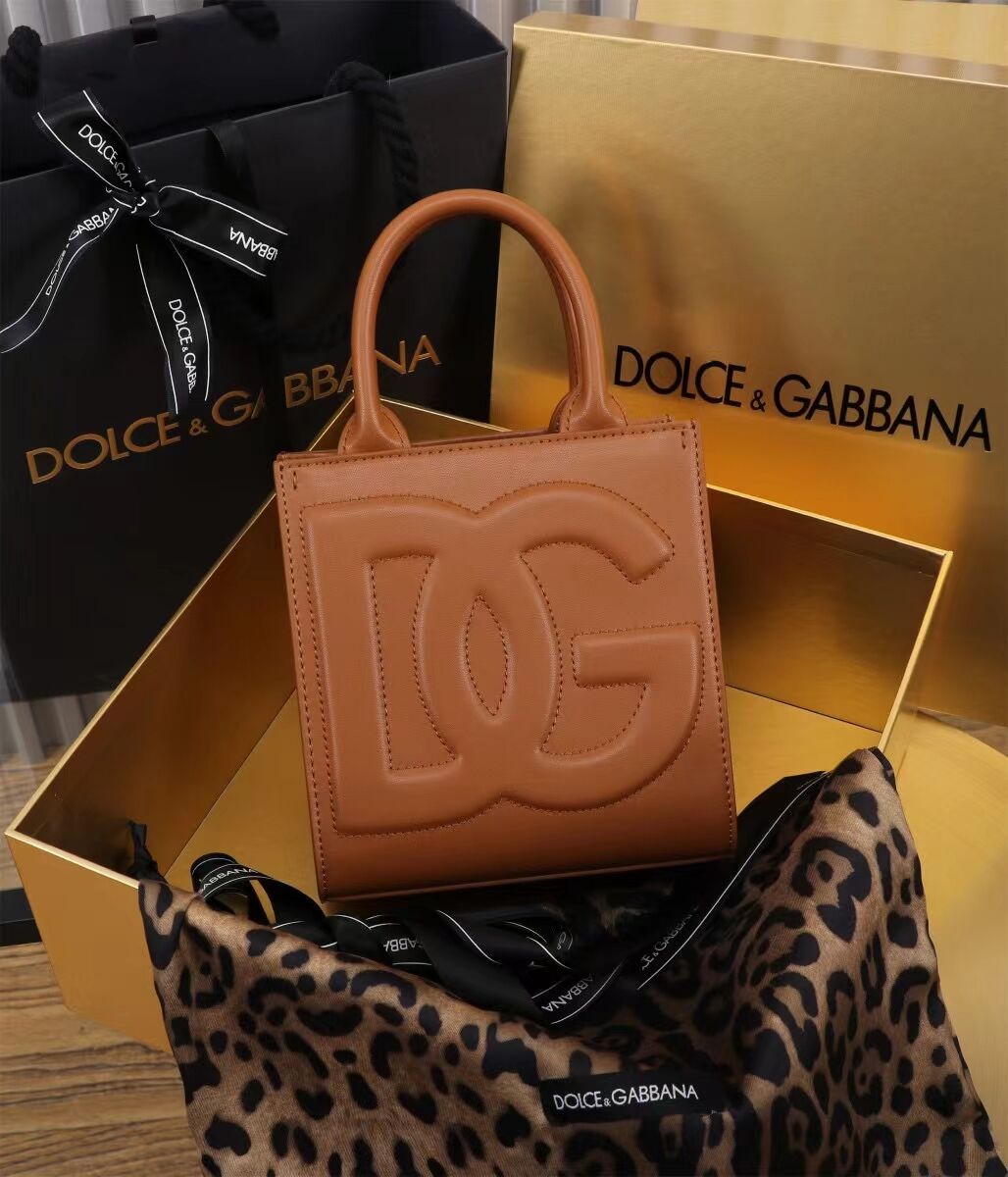 Dolce & Gabbana leather Shoulder Bag G6507 brown Dolce & Gabbana leather Shoulder Bag G6507 brown