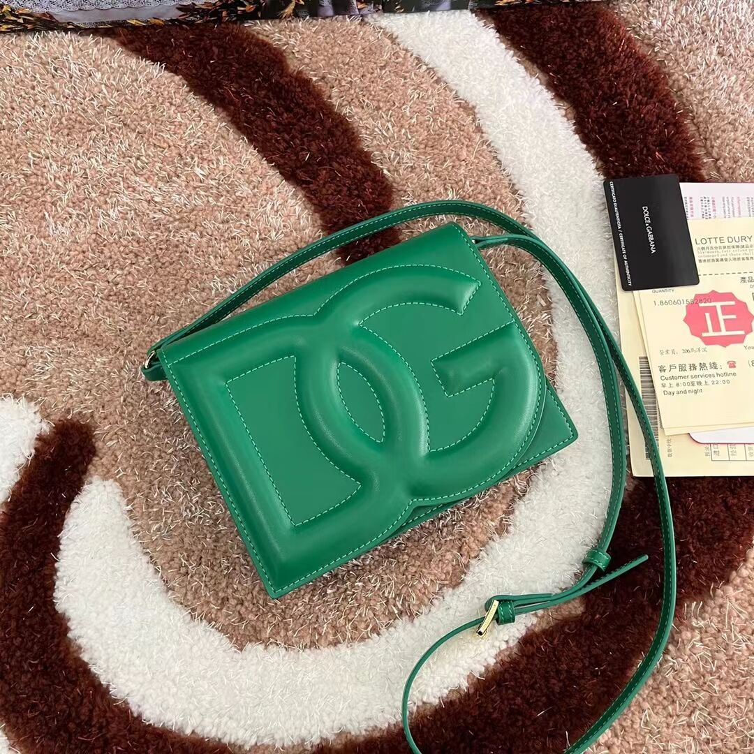 Dolce & Gabbana leather Shoulder Bag G6551 green Dolce & Gabbana leather Shoulder Bag G6551 green