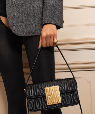 Miss Dior Flap Bag Quilted Miss Dior Allover Calfskin M2610UB black Miss Dior Flap Bag Quilted Miss Dior Allover Calfskin M2610UB black