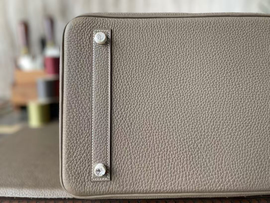 Hermes Birkin 40CM Original Togo Leather Bag 70659 Gray Hermes Birkin 40CM Original Togo Leather Bag 70659 Gray