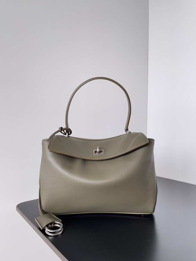Balenciaga Rodeo Handbag Large smooth calfskin 795458 green