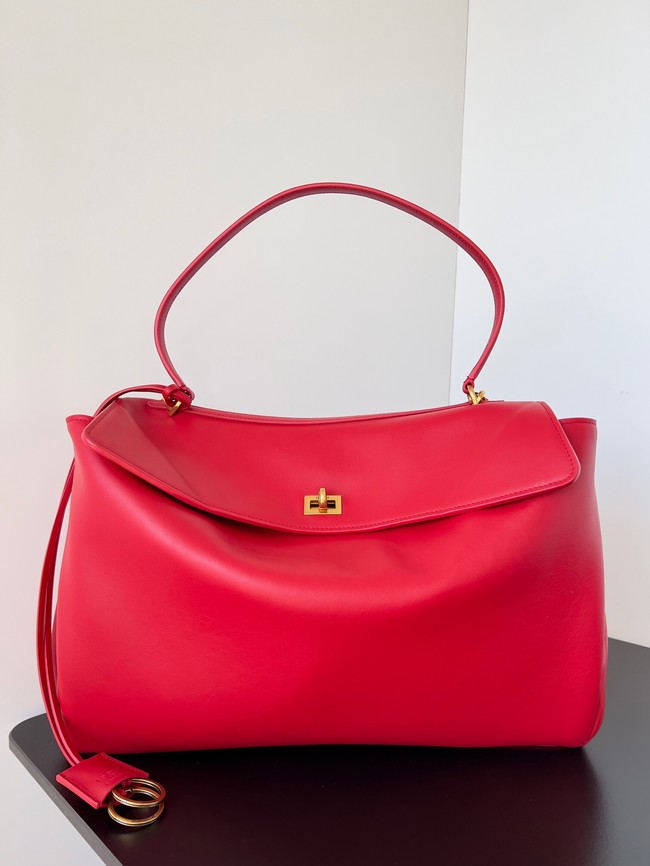 Balenciaga Rodeo Handbag Large smooth calfskin 795458 red