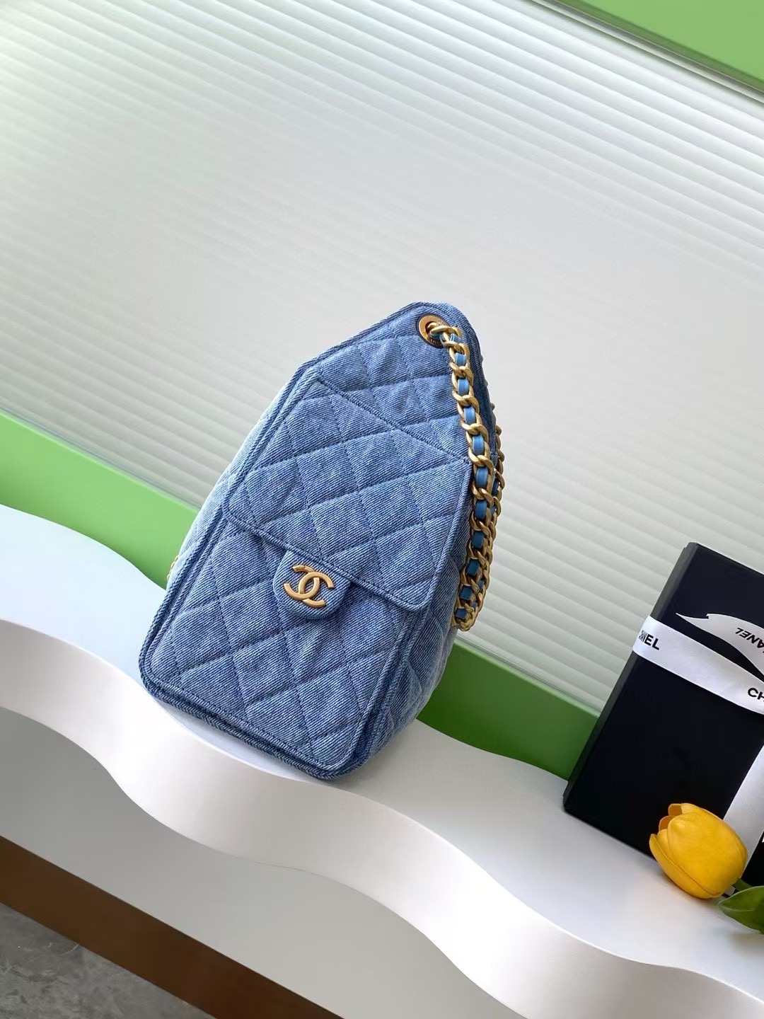 Chanel Denim HOBO BAG AS5311 blue