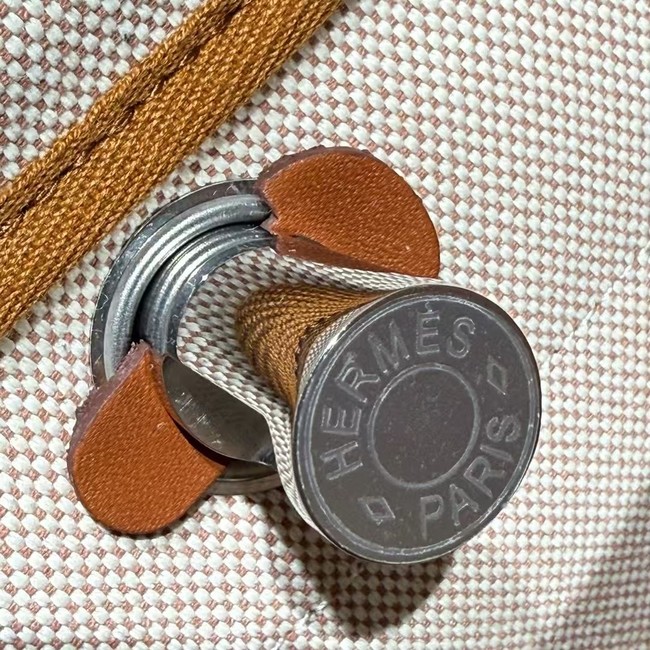 Hermes mini Herbag 20CM Original Canvas Leather & Calfskin 48888-7