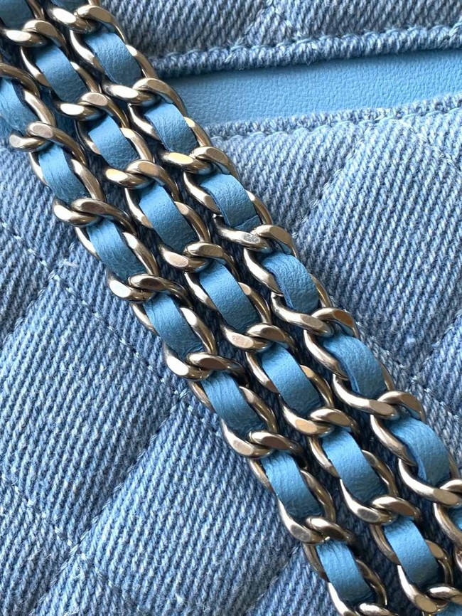 Chanel CLUTCH WITH CHAIN Denim AP4407-2 blue