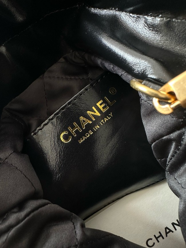 CHANEL 22 SMALL HANDBAG AS3980 black