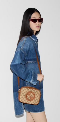 GUCCI BLONDIE SMALL SHOULDER BAG 820429 Brown GUCCI BLONDIE SMALL SHOULDER BAG 820429 Brown