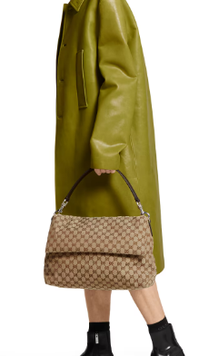 GUCCI GG CANVAS LARGE CROSSBODY BAG 821616 Beige GUCCI GG CANVAS LARGE CROSSBODY BAG 821616 Beige