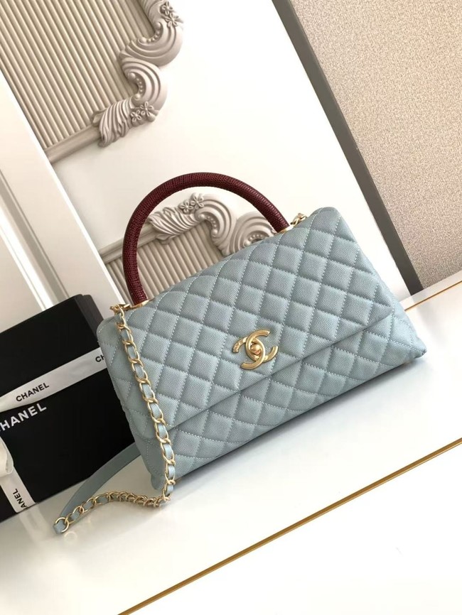 Chanel LARGE FLAP BAG WITH TOP HANDLE 92991-5
