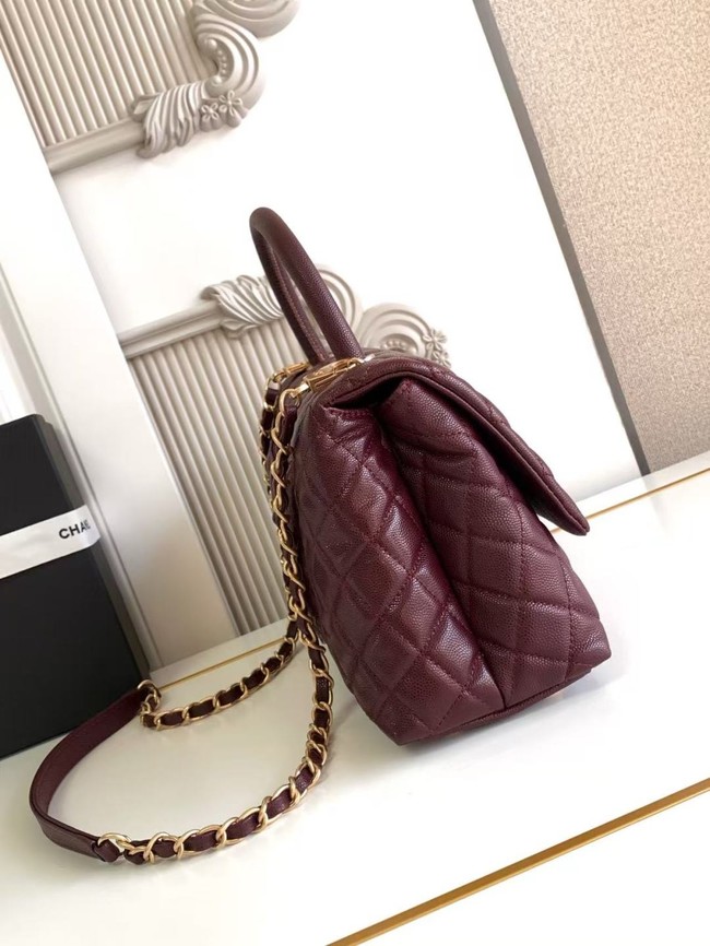 Chanel LARGE FLAP BAG WITH TOP HANDLE 92991-8