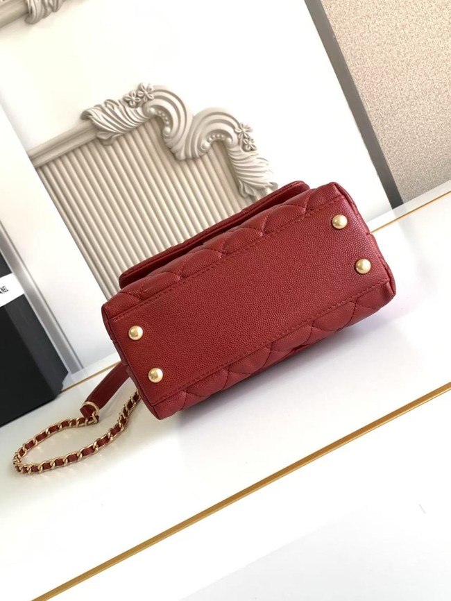 Chanel MINI FLAP BAG WITH TOP HANDLE AS2215-11