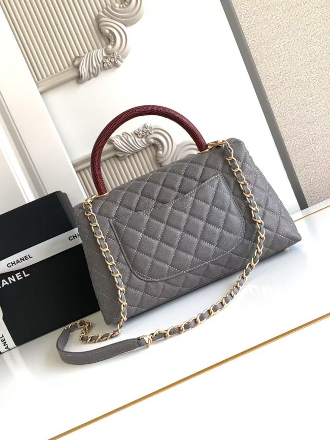 Chanel LARGE FLAP BAG WITH TOP HANDLE 92991-15