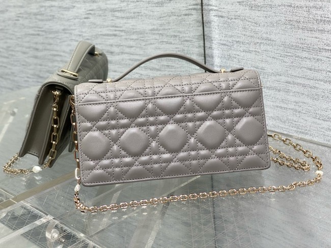 My Dior Mini Bag Cannage Lambskin S0980ONMJ gray