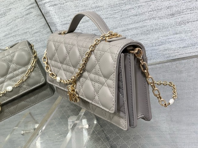 My Dior Mini Bag Cannage Lambskin S0980ONMJ gray