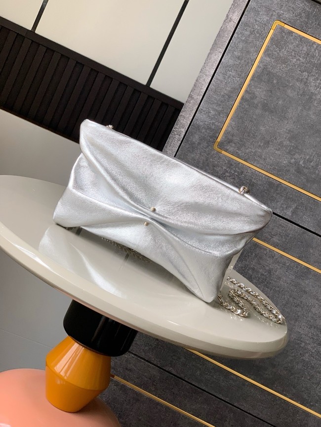 Chanel CLUTCH WITH CHAIN AP4613 Silver