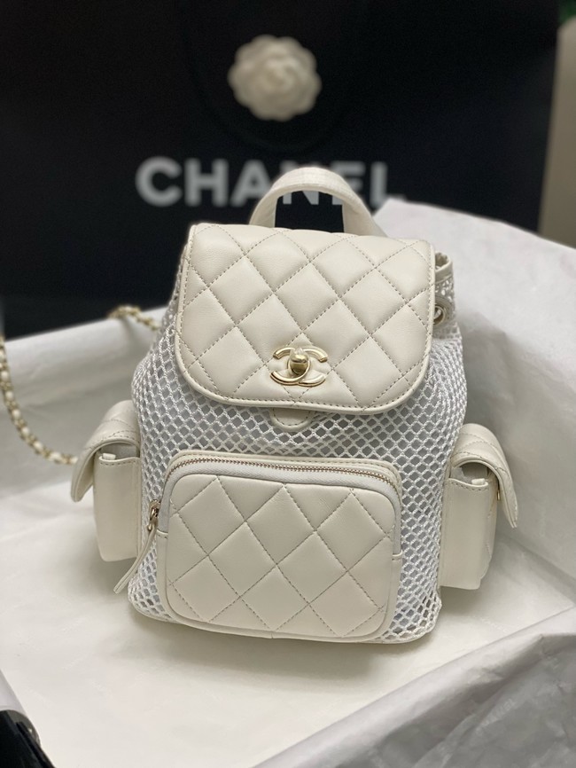 Chanel BACKPACK AS5484 WHITE