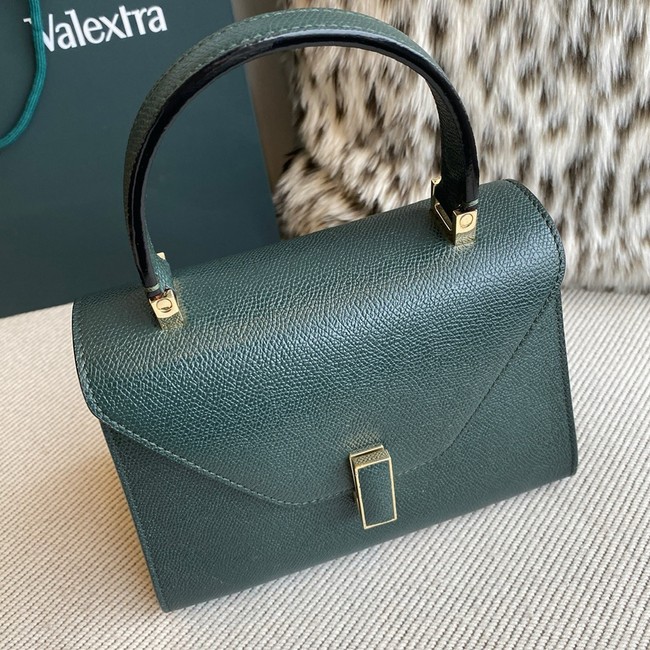 Valextra Iside Top Handle Medium Bag 56028 VALEXTRA GREEN