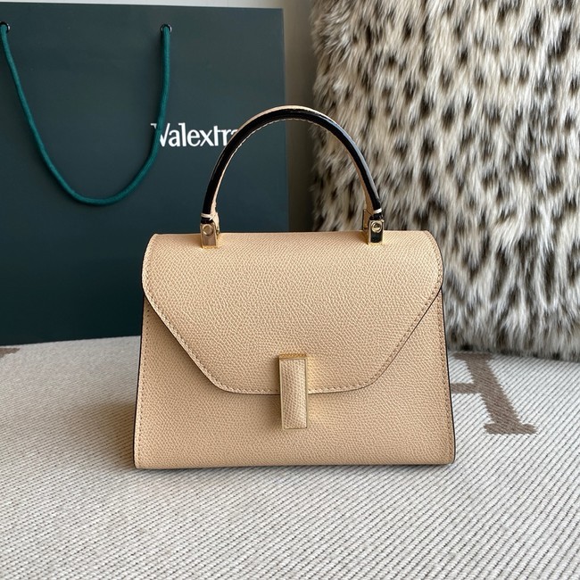Valextra Iside Top Handle Mini Bag 00359 Nude