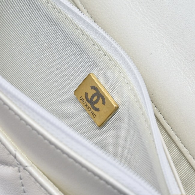 Chanel WALLET ON CHAIN AS4537 white