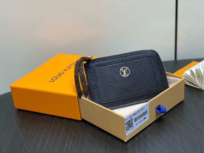 Louis Vuitton NEW Low Key Zipped Card Holder M14550 black