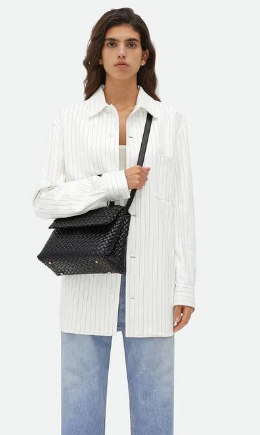 Bottega Veneta Patti Shoulder Bag 776783 black Bottega Veneta Patti Shoulder Bag 776783 black