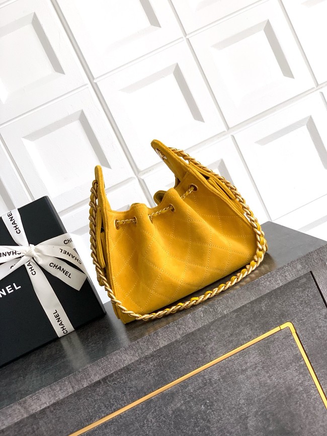 CHANEL 25 MINI HANDBAG AS5631 YELLOW