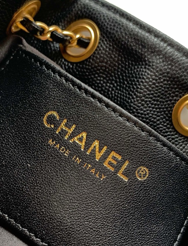 CHANEL 25 MINI HANDBAG AS5631 black