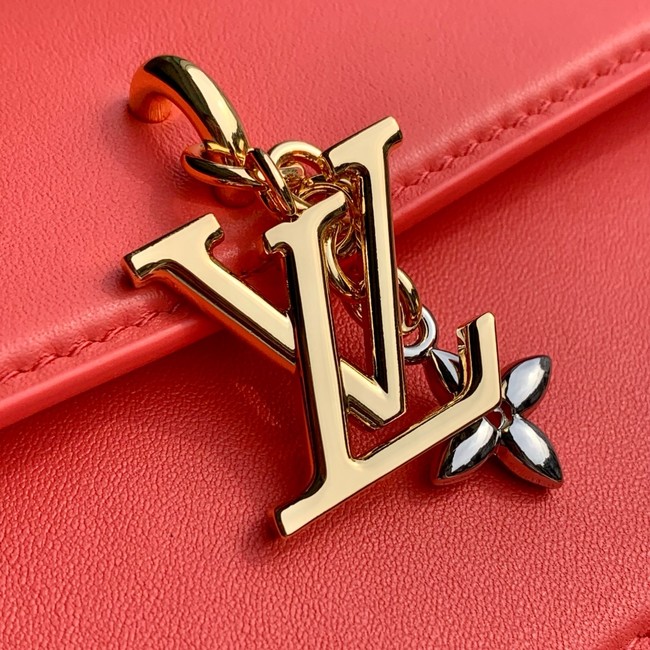 Louis Vuitton NEW Wallet On Chain LV Bloom M14581 Sweet Coral