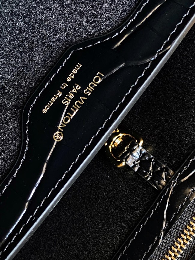 Louis Vuitton Capucines Crocodile pattern BB M86154 BLACK
