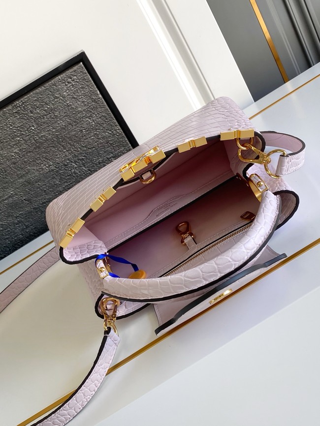 Louis Vuitton Capucines Crocodile pattern BB M86154 PINK