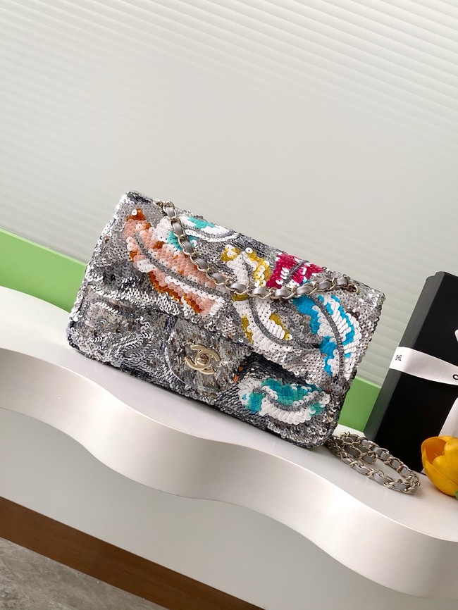 CHANEL Classic 11.12 Handbag A01112 Multicolour