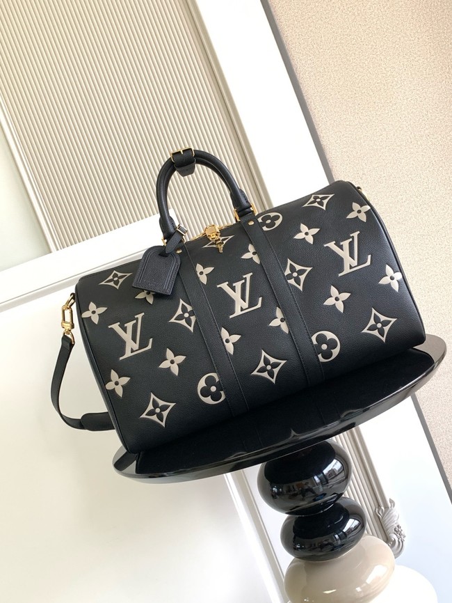 Louis Vuitton Keepall Bandouliere 45 M46670 black