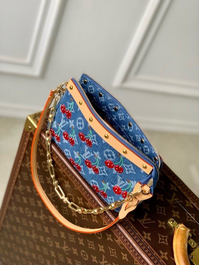 Louis Vuitton NEW LV x TM Pochette Accessoires M13994 Denim Blue