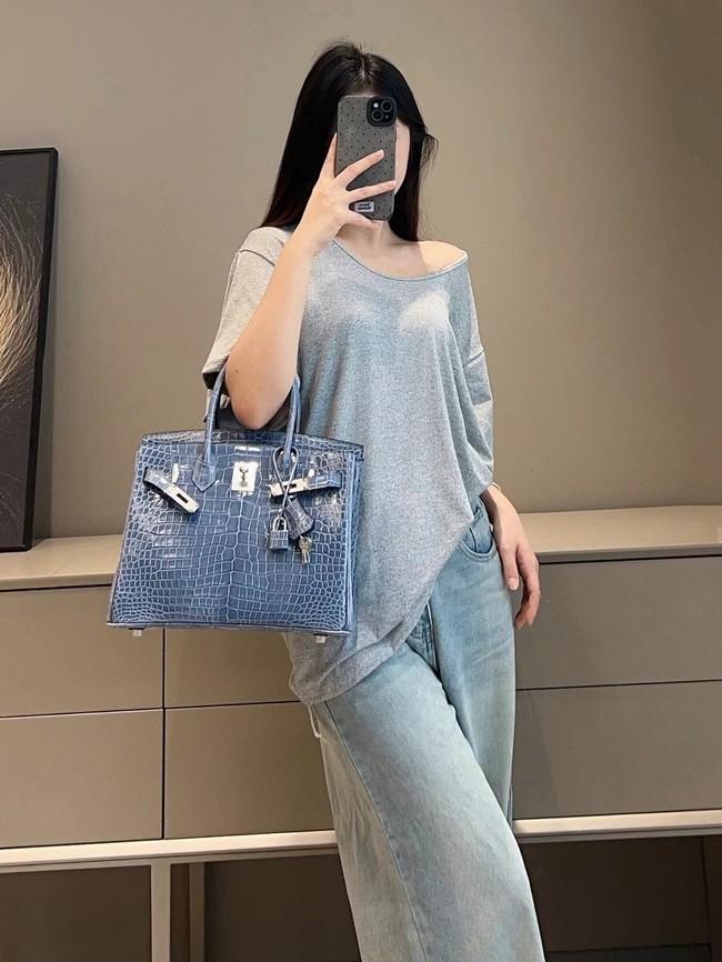 Hermes Birkin Nile crocodile leather 7765-4