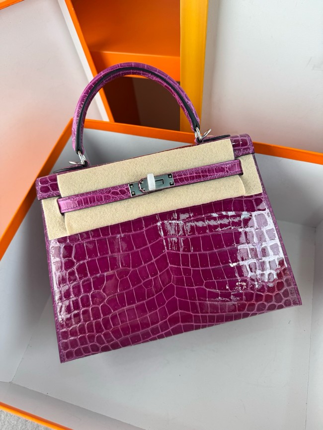 Hermes Kelly Shoulder Bags Nile crocodile leather KL3598-1