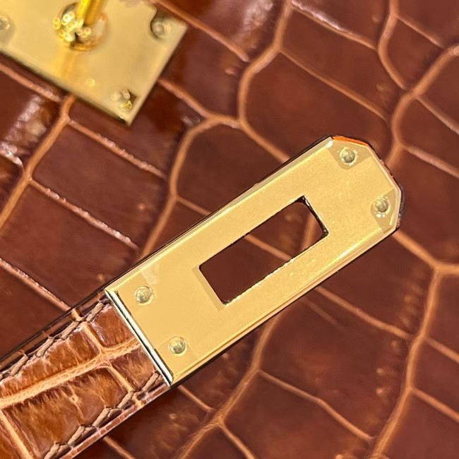 Hermes Kelly Shoulder Bags Nile crocodile leather KL3598-11