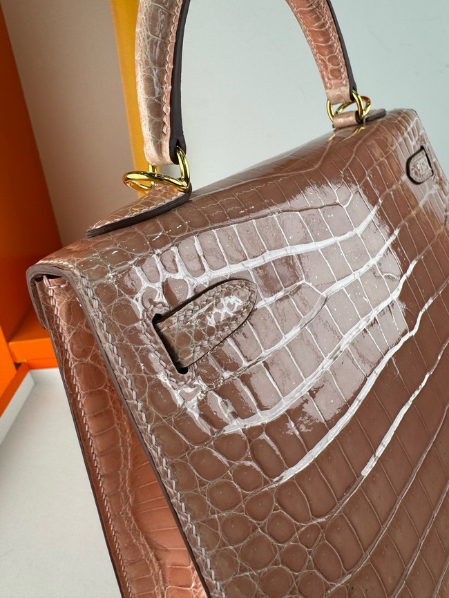 Hermes Kelly Shoulder Bags Nile crocodile leather KL3598-2