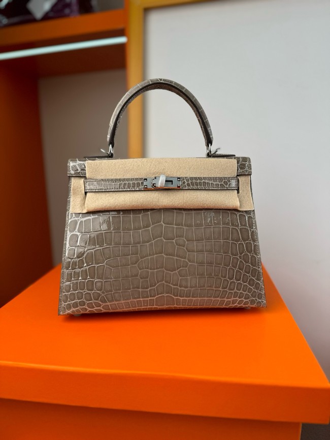 Hermes Kelly Shoulder Bags Nile crocodile leather KL3598-6