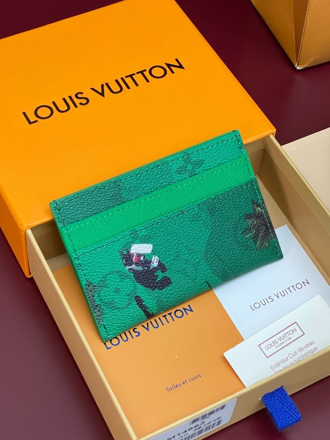 Louis Vuitton Double Card Holder M14864 Green