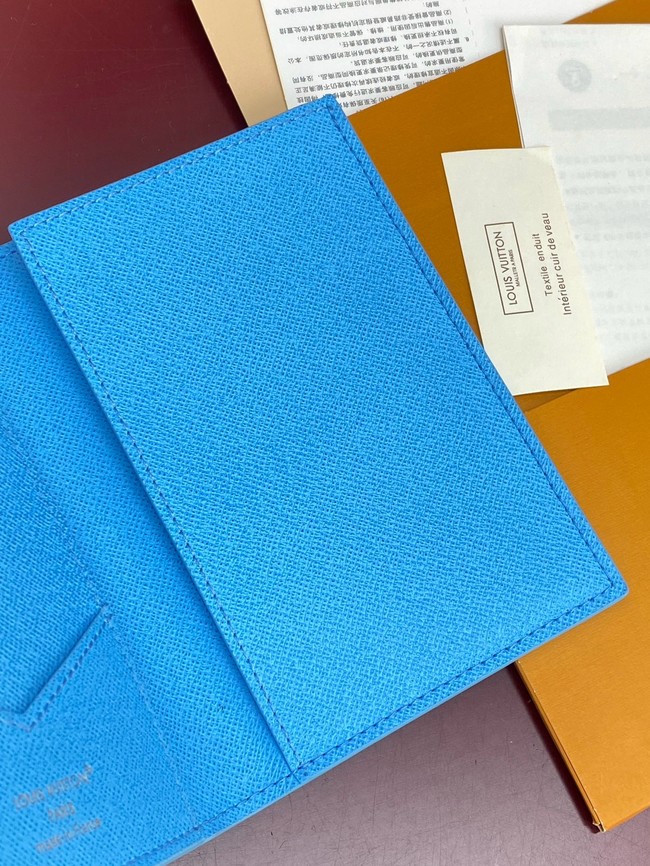 Louis Vuitton Passport Cover M14877 Blue lagoon
