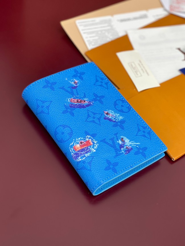 Louis Vuitton Passport Cover M14877 Blue lagoon
