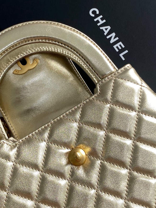 Chanel MINI SHOPPING BAG AS4416 gold