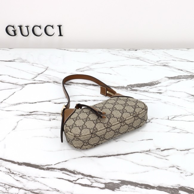 GUCCI GG CANVAS SMALLShoulder Bag 820698 brown