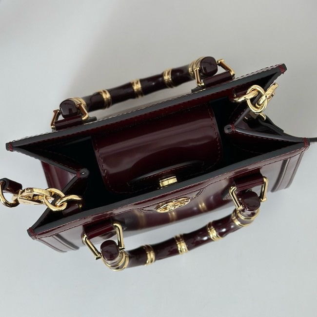 Gucci Diana small tote bag 832936 Rosso Ancora red