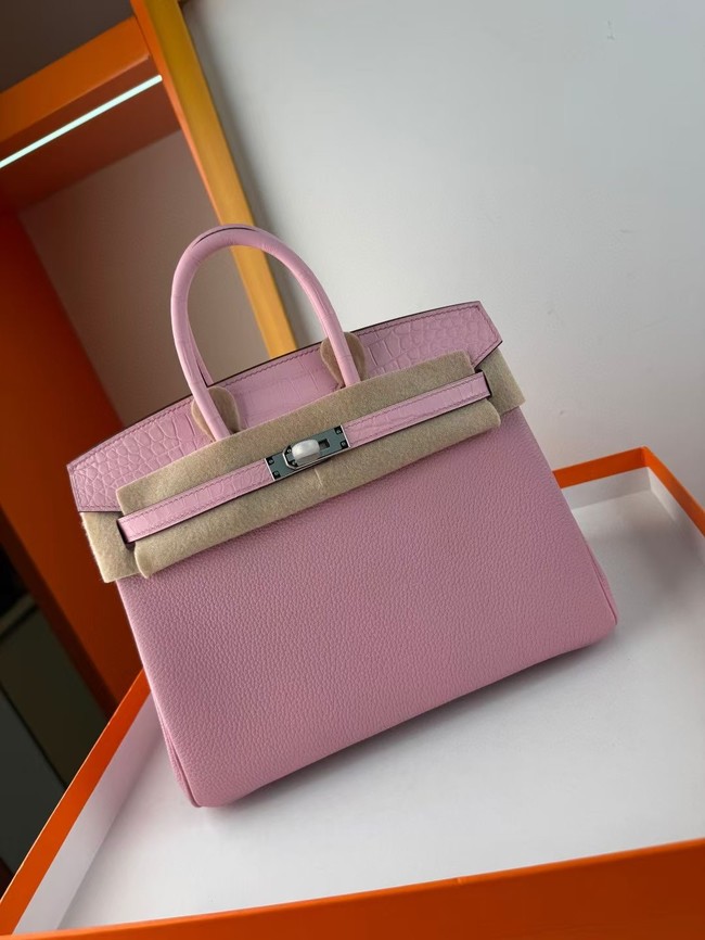 Hermes Birkin Bag Leather Nile crocodile&togo HBK2530-11