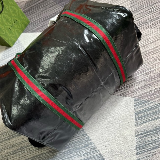 Gucci Medium duffle bag with Web 799871 black